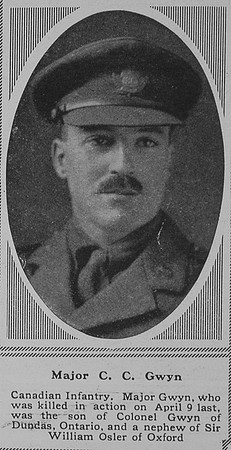 Gwyn C C Major 18th CEF The Sphere 2nd Jun 1917