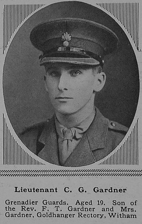 Gardner C G Lt 3rd Grenadier Guards The Sphere 23rd Dec 1916