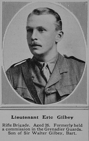 Gilbey E Lt 2nd Rifle Brigade The Sphere 3rd April 1915