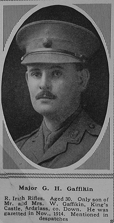 Gaffikin G H Major 9th Royal Irish Rifles The Sphere 23rd Sep 1916