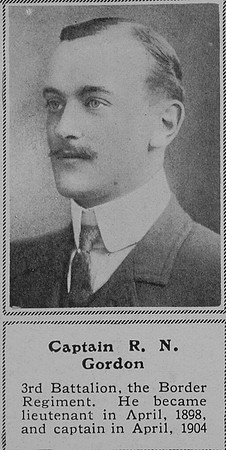 Gordon R N Captain 3rd Border Regiment The Sphere 21st Nov 1914