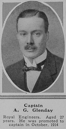 Glenday A G Captain RE The Sphere 11th Sep 1915