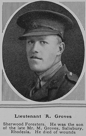 Groves R Lt Notts & Derby Regt The Sphere 15th Dec 1917