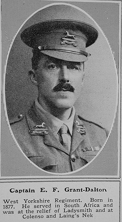 Grant-Dalton E F Captain West Yorkshire Regiment The Sphere 17th Oct 1914