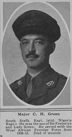 Green C H Major South Staffs Regt The Sphere 22nd Dec 1917