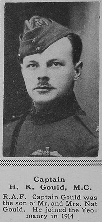 Gould H R Captain MC RFC The Sphere 19th Oct 1918