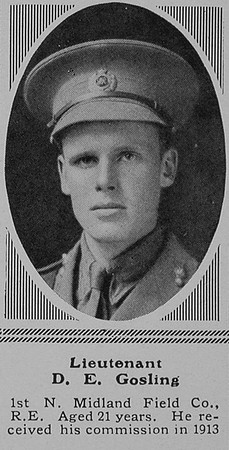 Gosling D E Lt RE The Sphere 13th Nov 1915