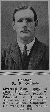 Guthrie R F Captain 10th Kings Liverpool Regiment
