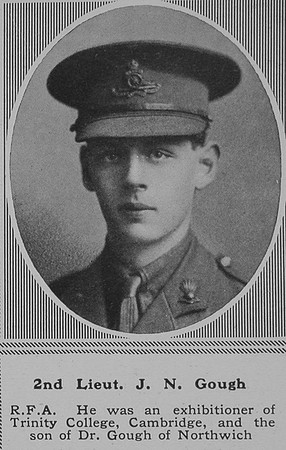 Gough J N 2nd Lt RFA The Sphere 27th Apr 1918
