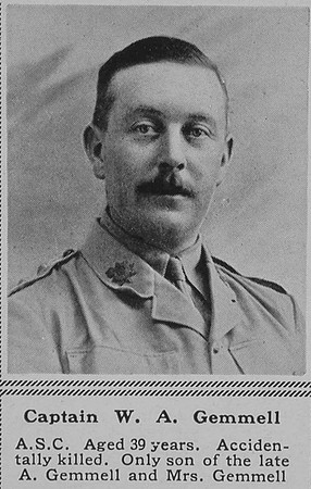 Gemmell W A Captain ASC The Sphere 6th May 1916