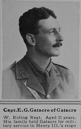 Gatacre E G Captain 2nd West Riding Regt The Sphere 1st Apr 1916
