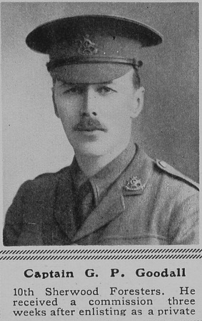 Goodall G P Captain 10th Notts & Derby Regt The Sphere 1st Apr 1916