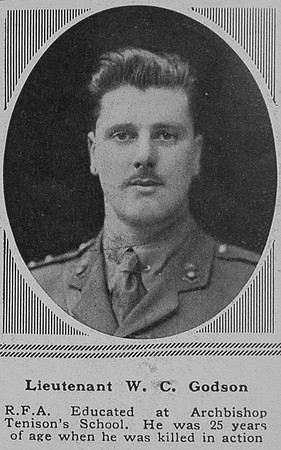 Godson W C Lt RFA The Sphere 25th Aug 1917