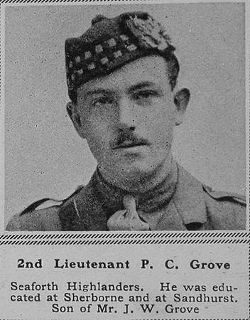 Grove P C 2nd Lt Seaforth Highlanders The Sphere 1st Dec 1917