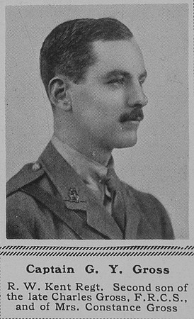 Gross G Y Captain 1st R West Kent Regt The Sphere 20th May 1916