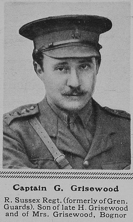 Grisewood G Captain 11th R Sussex Regt The Sphere 29th Apr 1916
