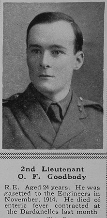 Goodbody O F 2nd Lt RE The Sphere 13th Nov 1915