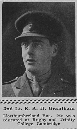 Grantham E R H 2nd Lt 1st Northumberland Fusiliers The Sphere 19th May 1917