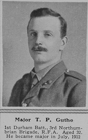 Guthe T P Major RFA The Sphere 26th Feb 1916