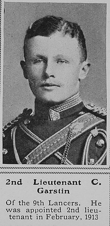Garstin C 2nd Lt 9th Lancers The Sphere 19th Sep 1914