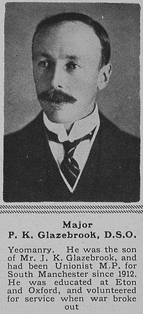 Glazebrook P K Major DSO Yeomanry The Sphere 20th Apr 1918