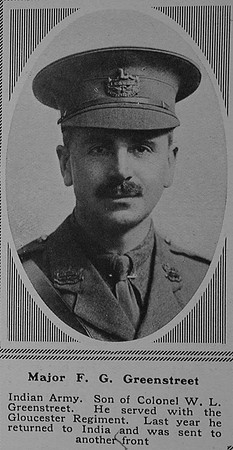 Greenstreet F G Major Indian Army The Sphere 24th Feb 1917