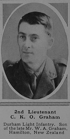 Graham C K O 2nd Lt 15th Durham Light Infantry The Sphere 27th Jan 1917