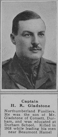 Gledstone H R Captain Northumberland Fusiliers The Sphere 20th Mar 1919