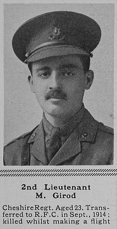 Girod M 2nd Lt Royal Flying Corps The Sphere 24th Jun 1916