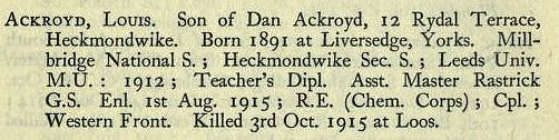 Ackroyd L Cpl 106514 Royal Engineers