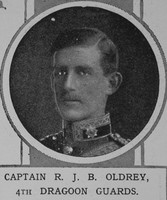 Oldrey R J B Captain 4th Dragoon Guards The Illustrated London News 21st Nov 1914