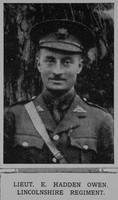 Owen E H Lt 3rd Lincolnshire Regiment The Illustrated London News 30th Jan 1915