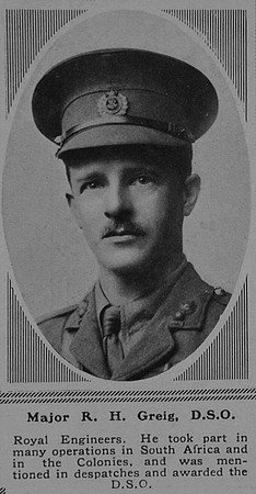 Greig R H Major DSO Royal Engineers