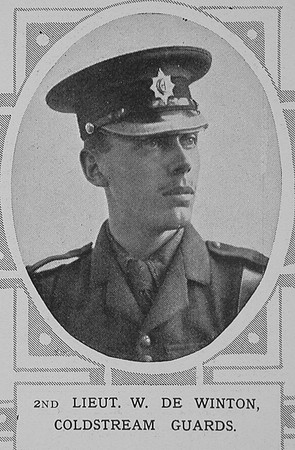 De Winton W 2nd Lt Coldstream Guards The Illustrated London News 10th Oct 1914