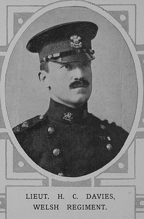 Davies H C Lt Welsh Regiment The Illustrated London News 10th Oct 1914