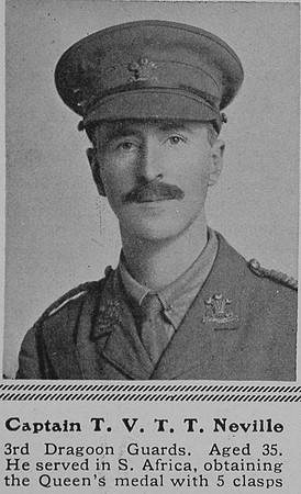 Neville T V T T Captain 3rd Dragoon Guards The Sphere 26th Jun 1915