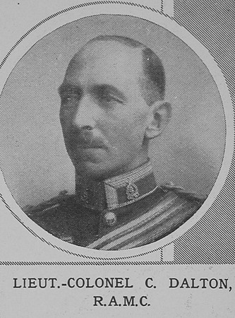 Dalton C Lt Col Royal Army Medical Corps The Illustrated London News 24th Oct 1914