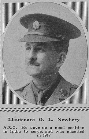 Newbery G L Lt ASC The Sphere 12th Jan 1918