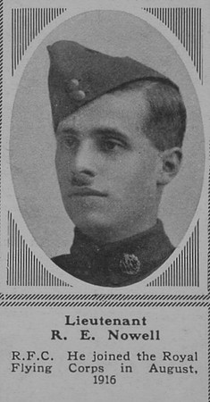 Nowell R E Lt RFC The Sphere 24th Nov 1917
