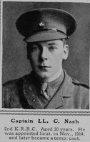 Nash L C Captain 2nd KRRC The Sphere 13th Nov 1915