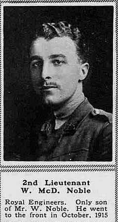 Noble W McD 2nd Lt Royal Engineers The Sphere 3rd February 1917
