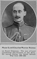 Nairne C M Major Lord 1st Royal Dragoons The Sphere 7th Nov 1914