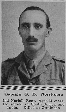 Northcote G B Captain 2nd Norfolk Regiment The Sphere
