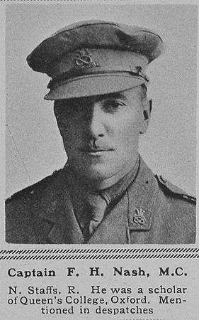Nash F H Captain MC North Staffs Regiment The Sphere 8th Sep 1917