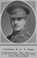 Neale H C T Lt 1st Northamptonshire Regiment The Sphere 9th Sep 1916