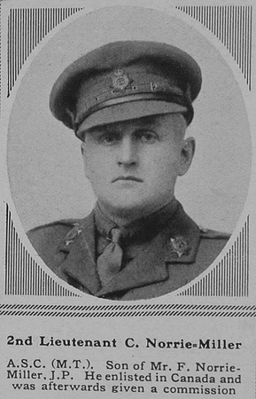 Norrie-Miller C 2nd Lt ASC The Sphere 28th July 1917