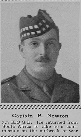 Newton P Captain 7th KOSB The Sphere 6th Nov 1915