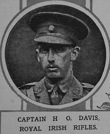 Davis H O Captain Royal Irish Rifles The Illustrated London News 21st Nov 1914