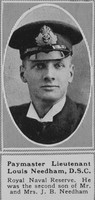 Needham L Lt DSC HMS Godetia Royal Naval Reserve The Sphere 20th Mar 1919