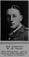 Naylor W B 2nd Lt 6th Duke of Wellington's (West Riding Regiment) The Sphere 9th Dec 1916